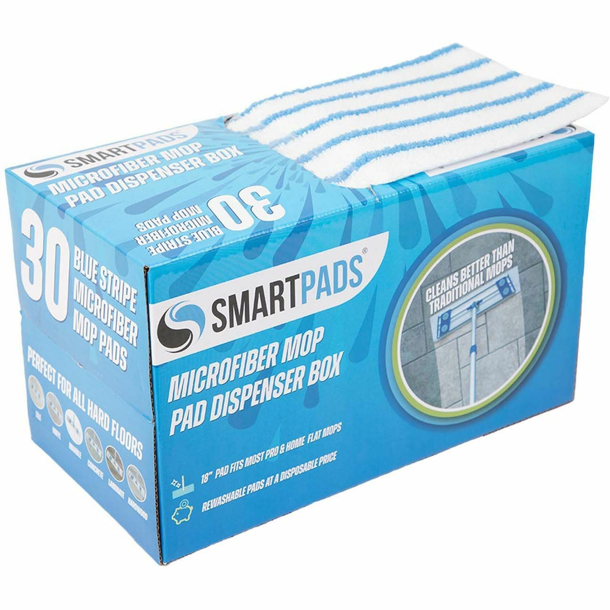 Monarch Microfiber Wet/Dry Mop Pad Refills - 2000
