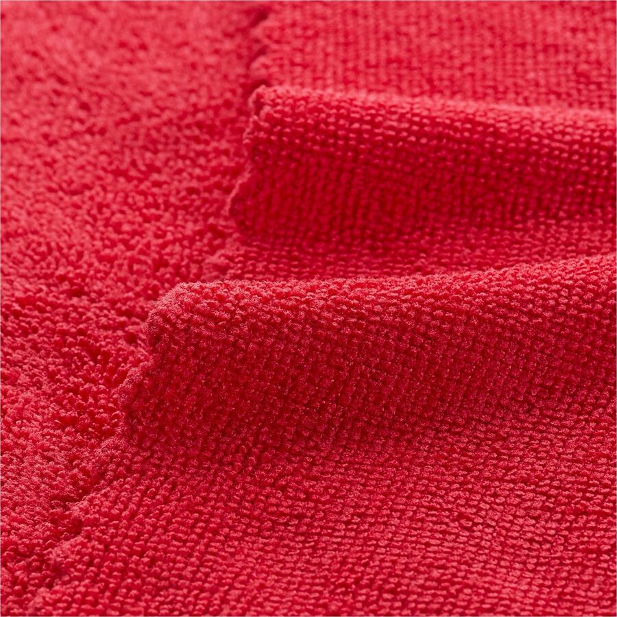Monarch Smart Rags Microfiber Cloths 12’’ x 50 / Box Red - Sponges Cleaning Pads & Wipers