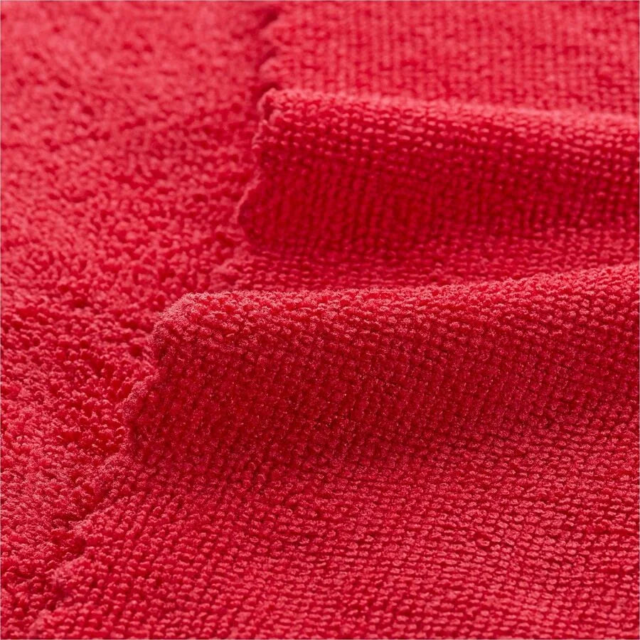 Monarch Smart Rags Microfiber Cloths 12’’ x 50 / Box Red - Sponges Cleaning Pads & Wipers