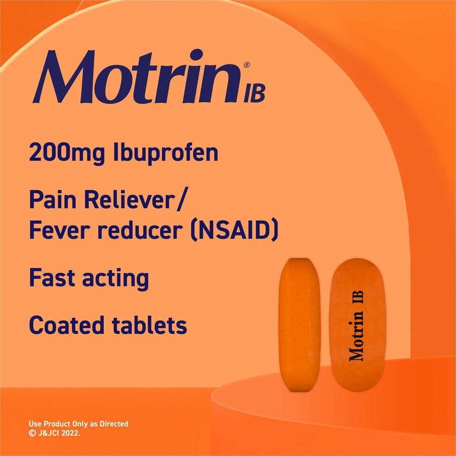 Motrin IB Ibuprofen Tablets - Left