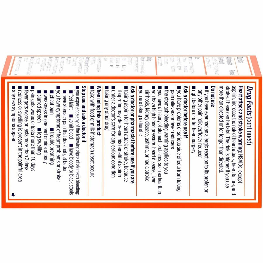 Motrin IB Ibuprofen Tablets - Rear