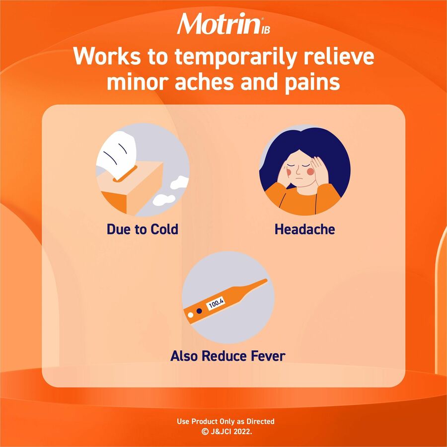 Motrin IB Ibuprofen Tablets - Left