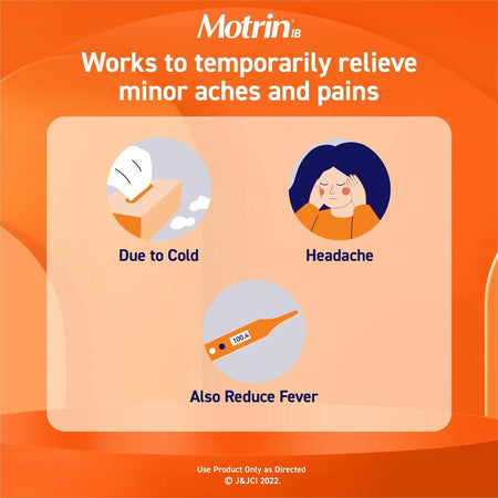 Motrin IB Ibuprofen Tablets - Left