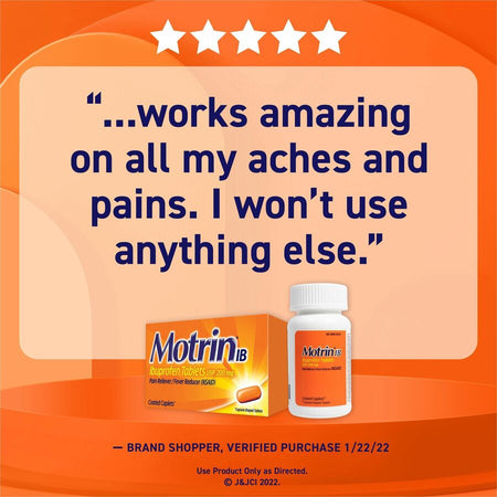 Motrin IB Ibuprofen Tablets - Top