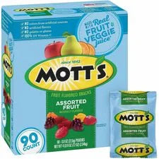 Mott’s Snack Box: Individually Wrapped Gluten-free Assorted Treats - Snacks