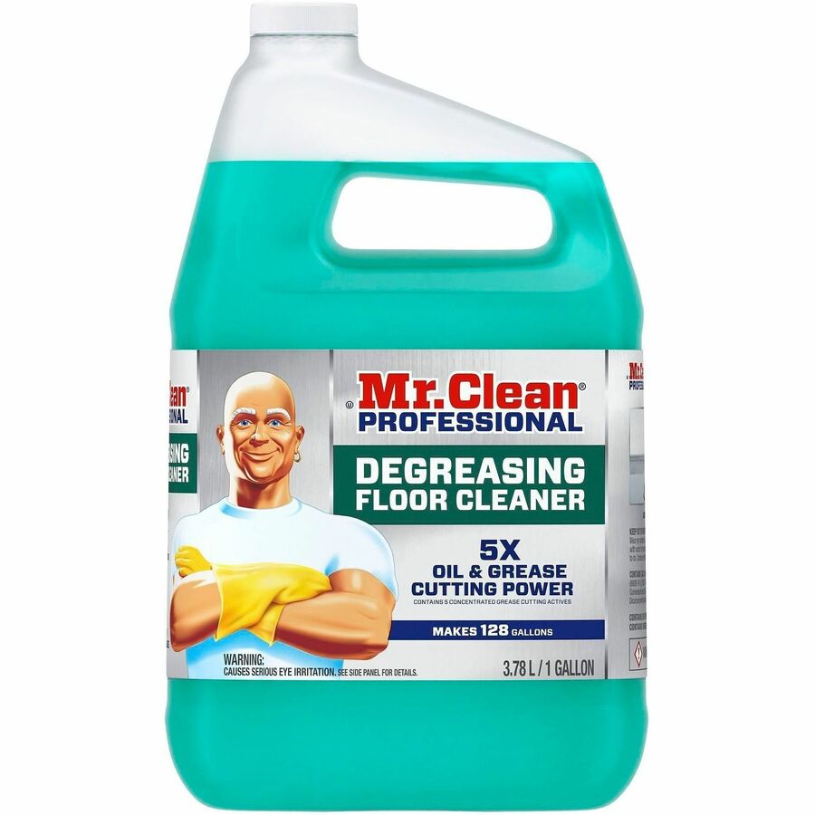 Mr. Clean Pro Degreasing Floor Cleaner - For Multi Surface Commercial Kitchen - Concentrate - 128 fl oz (4 quart)