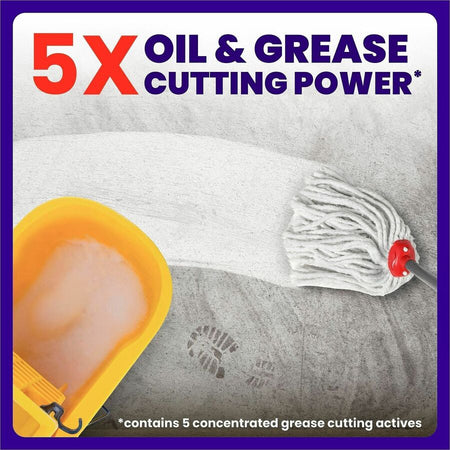Mr. Clean Pro Degreasing Floor Cleaner - For Multi Surface Commercial Kitchen - Concentrate - 128 fl oz (4 quart)