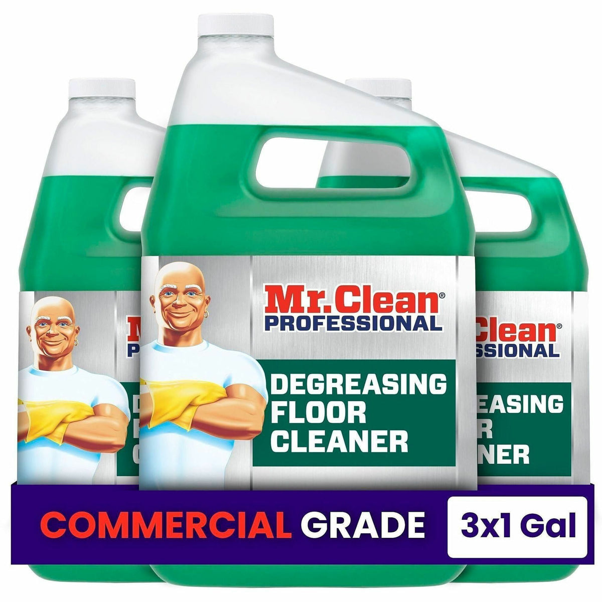 Mr. Clean Pro Degreasing Floor Cleaner - For Multi Surface Commercial Kitchen - Concentrate - 128 fl oz (4 quart)