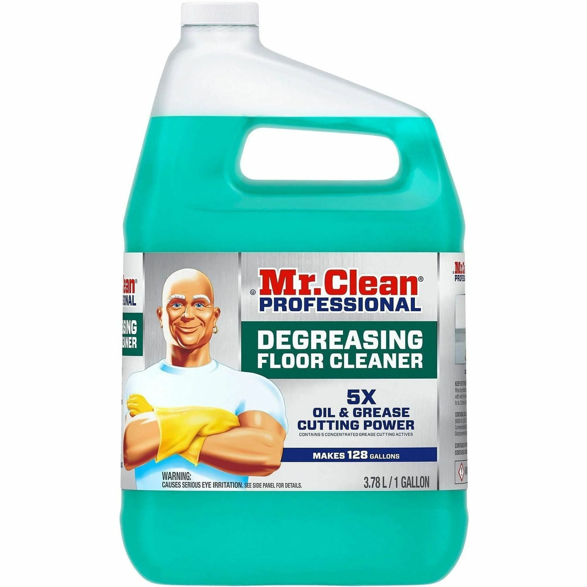 Mr. Clean Pro Degreasing Floor Cleaner: Multi-Surface Concentrate - 128 fl oz - Oil Grease Odor Remover - Floor/Carpet