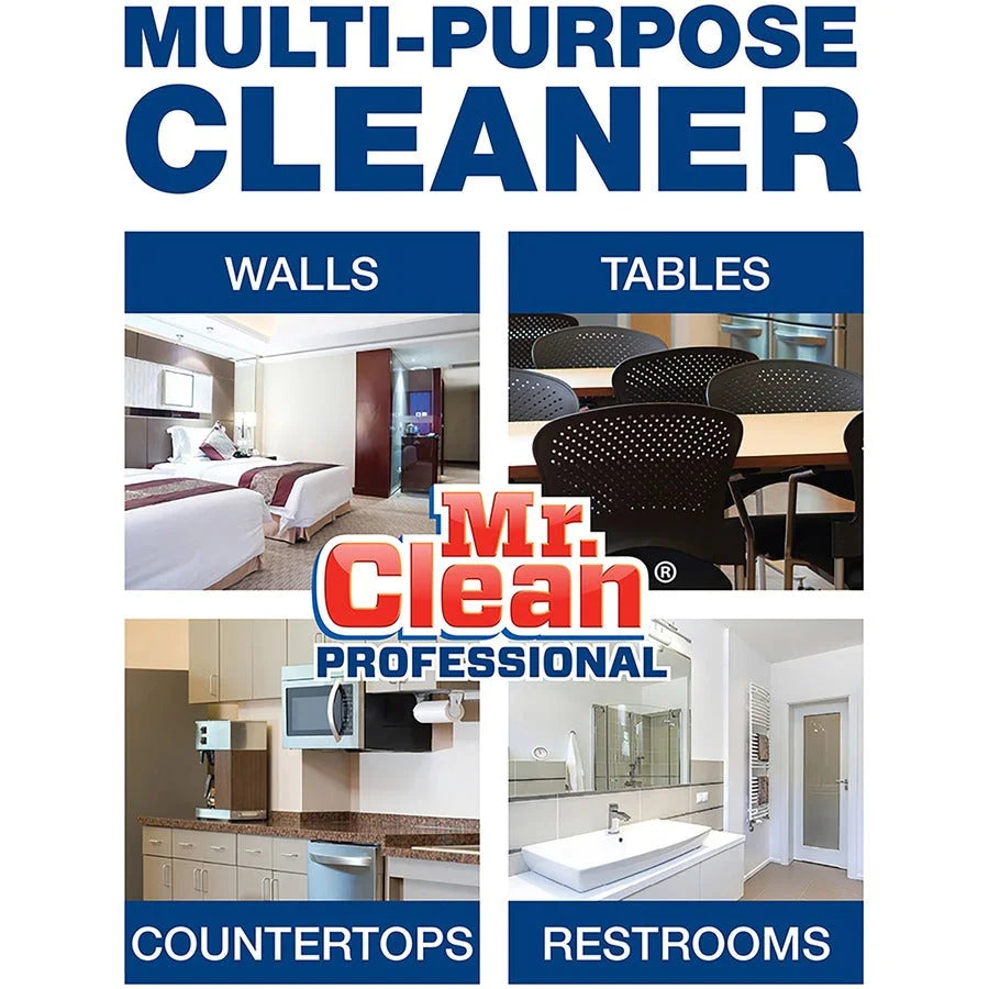 Mr. Clean Professional Floor Cleaner: Tile Liquid 128 fl oz - Residue-free - Yellow - Floor/Carpet Cleaners & Protectors