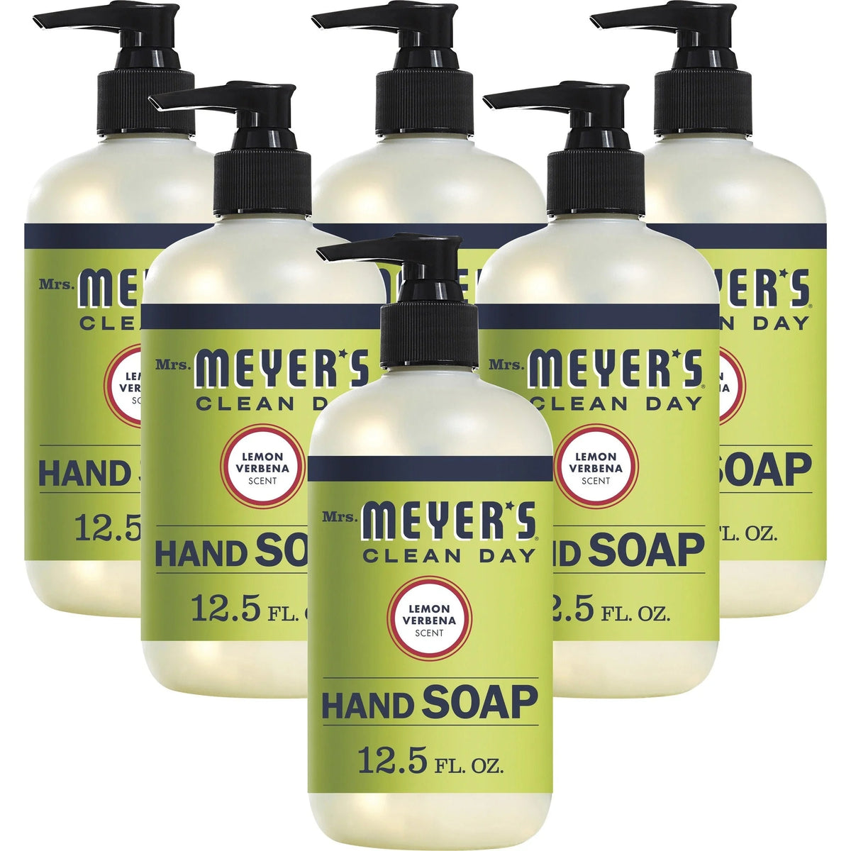 Mrs. Meyer’s Lemon Verbena Hand Soap: Dirt & Grime Remover - Moisturizing - 12.50 fl oz - Soaps/Cleaners