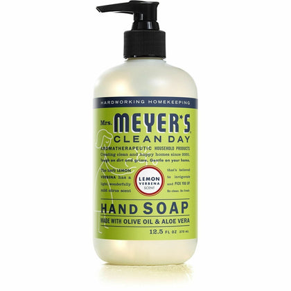 Mrs. Meyer’s Lemon Verbena Hand Soap: Non-Drying Paraben-Free Formula - Soaps/Cleaners