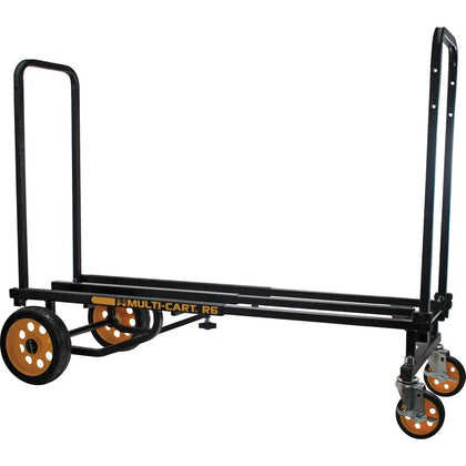 Multi-Cart 8-in-1 Cart: 500 lb Capacity Metal 4 Casters - Black - Hand Trucks & Dollies