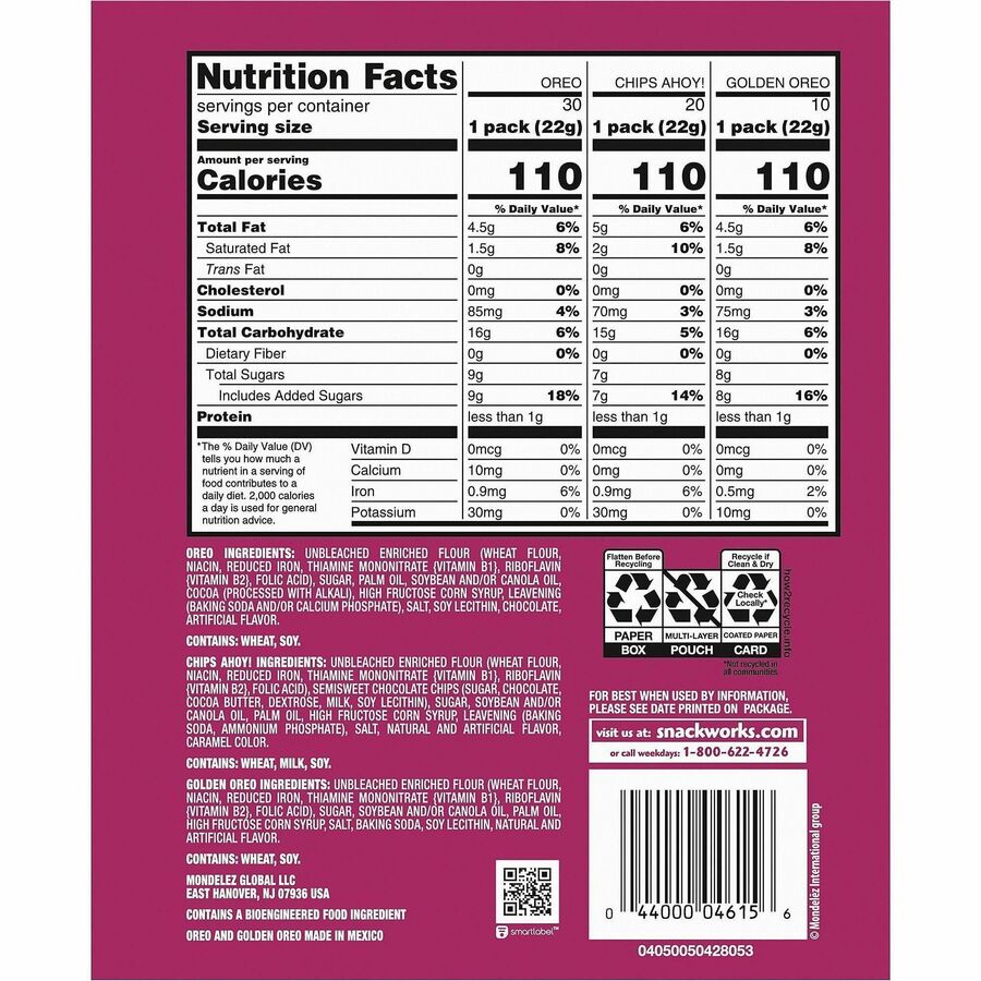 Nabisco Cookies Variety Pack - Alternate-Image1