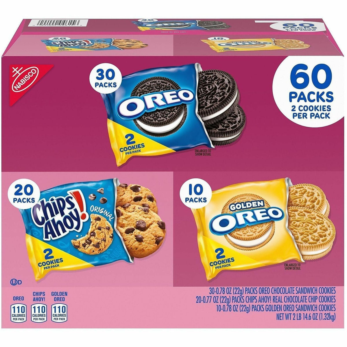 Nabisco Cookies Variety Pack - 2000