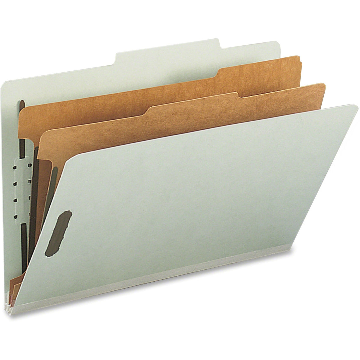 Nature Saver 2/5 Tab Cut Legal Recycled Classification Folder - 2000