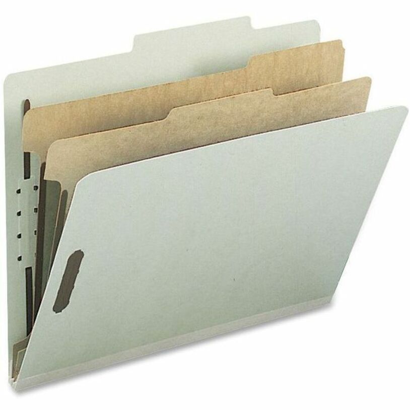 Nature Saver 2/5 Tab Cut Letter Recycled Classification Folder - Right