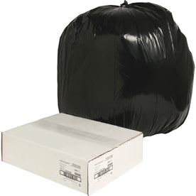 Nature Saver 45 gal Recycled Can Liners - Large Size 1.25 mil - 100/Carton - Trash Bags &