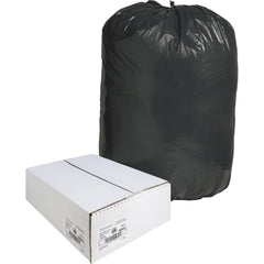 Nature Saver Black Low-density Recycled Can Liners - Extra Large Size - 60 gal Capacity - 38’’ Width x 58’’ Length