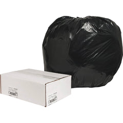 Nature Saver Black Low-density Recycled Can Liners - Extra Large Size - 56 gal Capacity - 43’’ Width x 48’’ Length