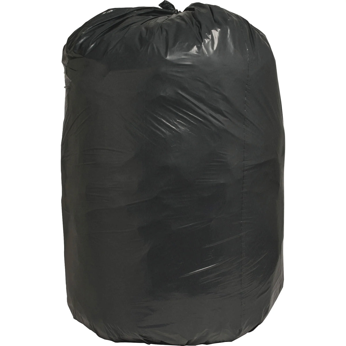 Nature Saver Black Low-density Recycled Can Liners - Extra Large Size - 60 gal Capacity - 38’’ Width x 58’’ Length