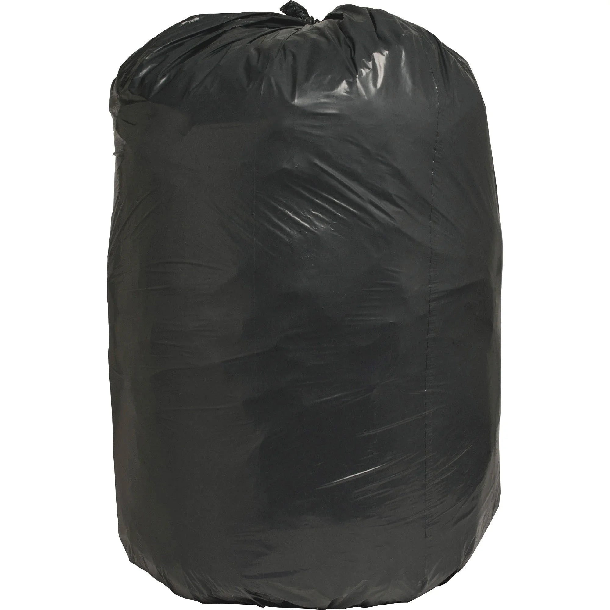 Nature Saver Black Low-density Recycled Can Liners - Extra Large Size - 60 gal Capacity - 38’’ Width x 58’’ Length