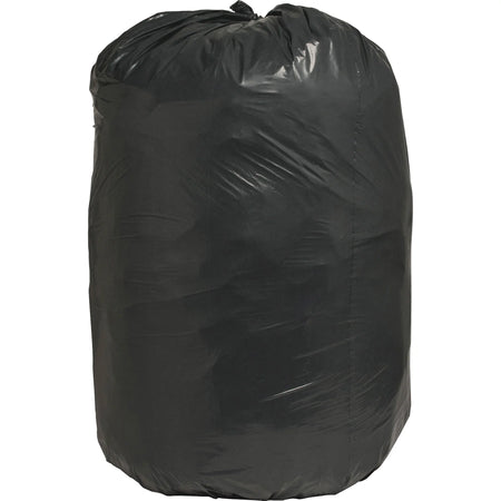 Nature Saver Black Low-density Recycled Can Liners - Extra Large Size - 60 gal Capacity - 38’’ Width x 58’’ Length