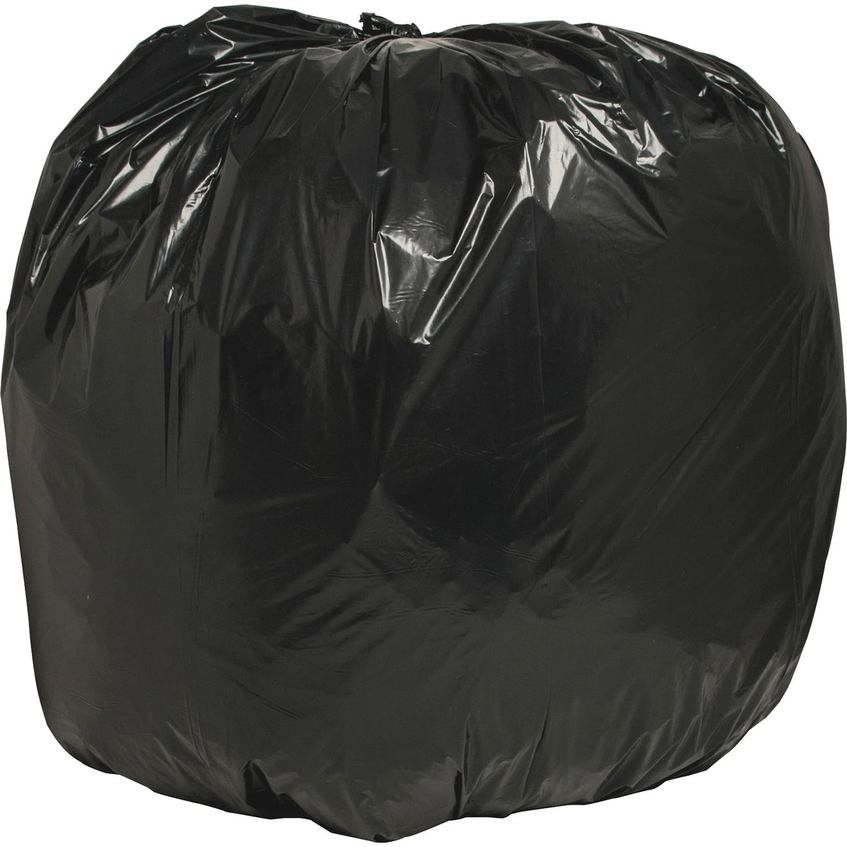 Nature Saver Black Low-density Recycled Can Liners - Extra Large Size - 56 gal Capacity - 43’’ Width x 48’’ Length
