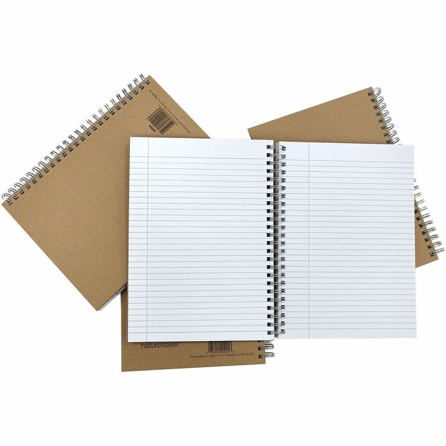 Nature Saver Hardcover Twin Wire Notebooks - Alternate-Image2