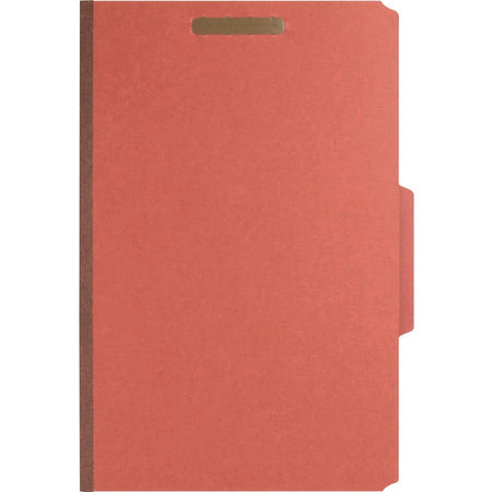Nature Saver 2/5 Tab Cut Legal Recycled Classification Folder - 8 1/2’’ x 14’’ - 6 Fastener(s) - 2’’ for 1’’ Divider