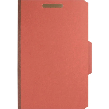 Nature Saver Legal Recycled Classification Folder - Red 25 pt. - 10/Box - Folders