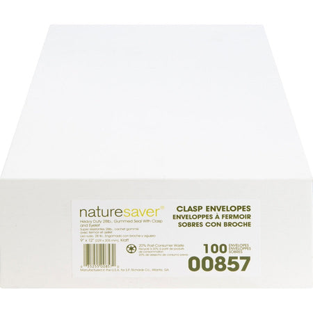 Nature Saver Recycled Clasp Envelopes - Top