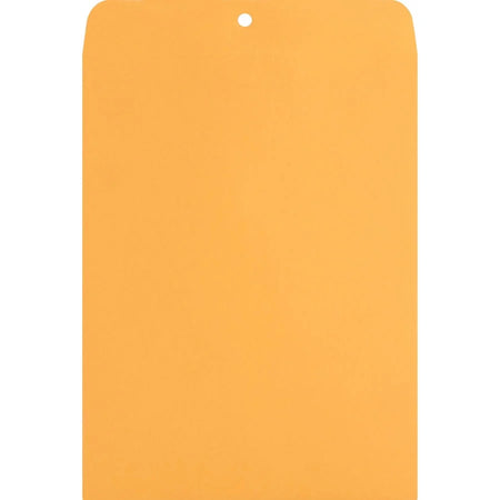 Nature Saver Recycled Clasp Envelopes: #90 9x12 28 lb Yellow Kraft - 100/Box - Envelopes