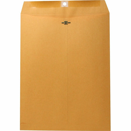 Nature Saver Recycled Clasp Envelopes: #97 10x13 28 lb Kraft - 100/Box - Envelopes