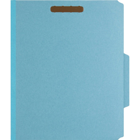 Nature Saver 1/3 Tab Cut Letter Recycled Classification Folder - 8 1/2’’ x 11’’ - 2’’ for - Top Location - 1 Divider(s)