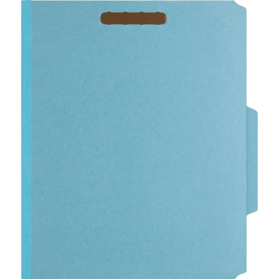 Nature Saver Recycled Classification Folders - Blue 1/3 Tab Cut - 10/Box
