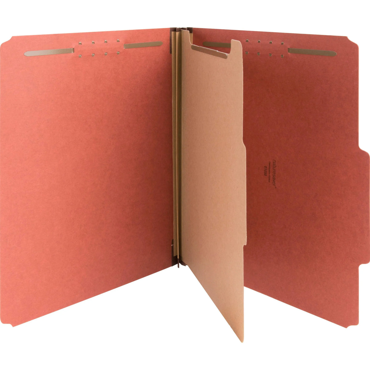Nature Saver Recycled Classification Folders - Eco-Friendly 2/5 Tab Cut - 10/Box
