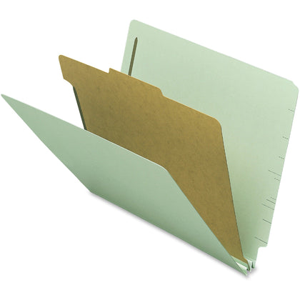 Nature Saver Recycled Classification Folders - Eco-Friendly Organization Solution - End Tab