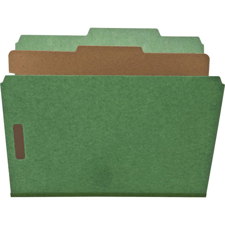 Nature Saver Recycled Classification Folders - Green - 10/Box