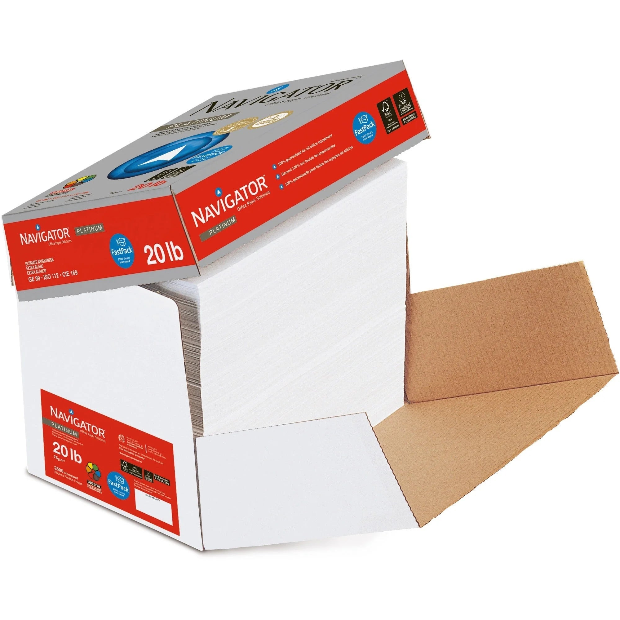 Navigator Platinum Multipurpose Paper: Silky Touch 99 Brightness 93% Opacity - Copy & Printer Paper