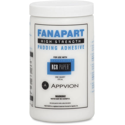 NCR Paper Fanapart Padding Adhesive - 1 Quart - Quality Binding Solution - Compounds