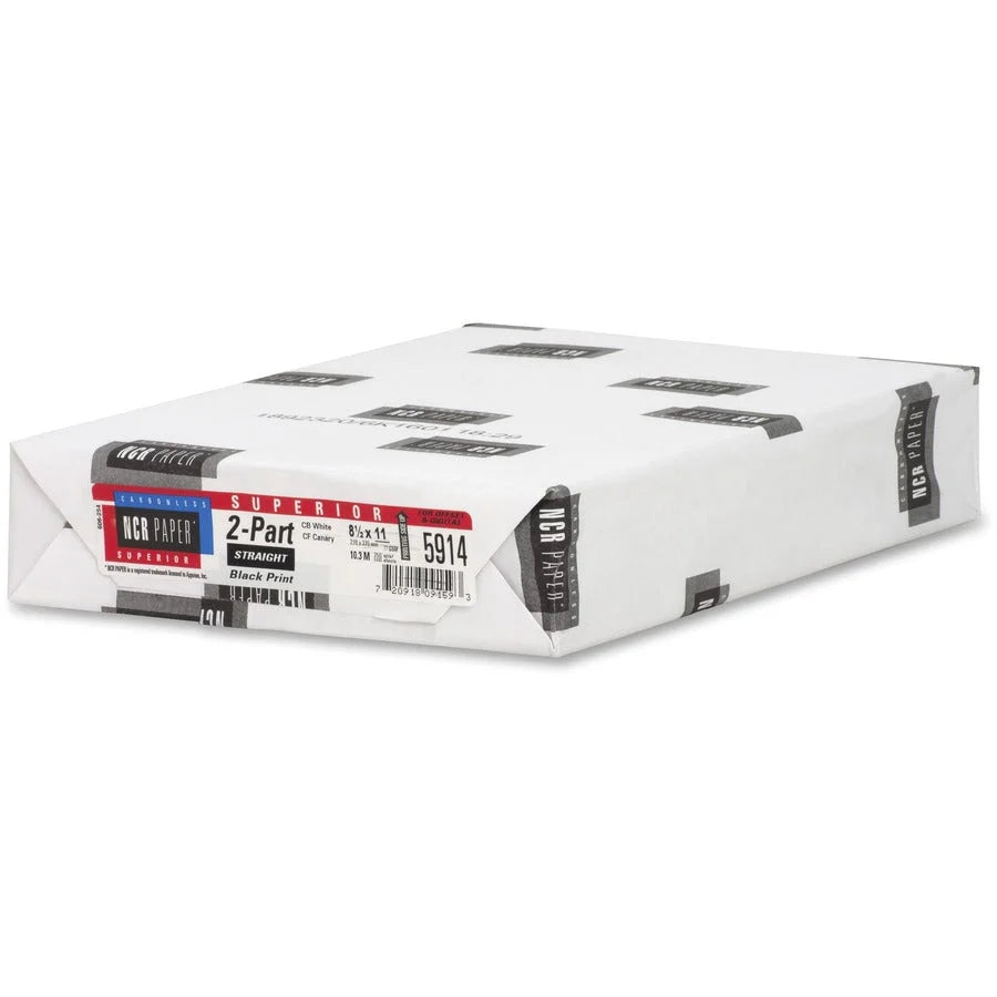 NCR Paper Superior 2-Part Carbonless - White - Letter Size - 250 Sheets - Specialty