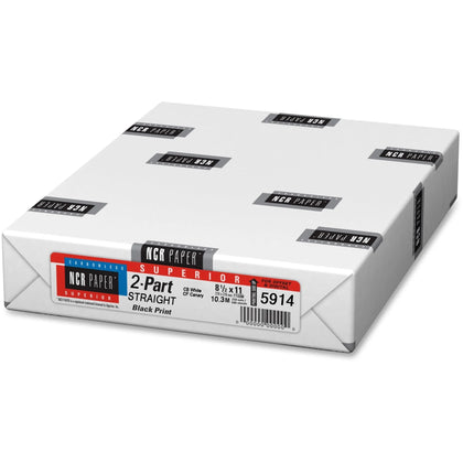 NCR Paper Superior 2-Part Carbonless - White - Letter Size - 250 Sheets - Specialty