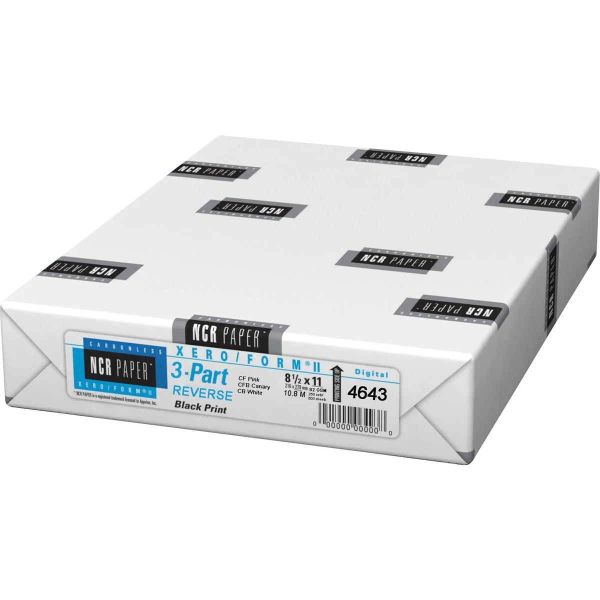 NCR Paper Xero/Form II Carbonless Sheets - Assorted - Letter - 8 1/2’’ x 11’’ - Smooth - Precollated - Specialty
