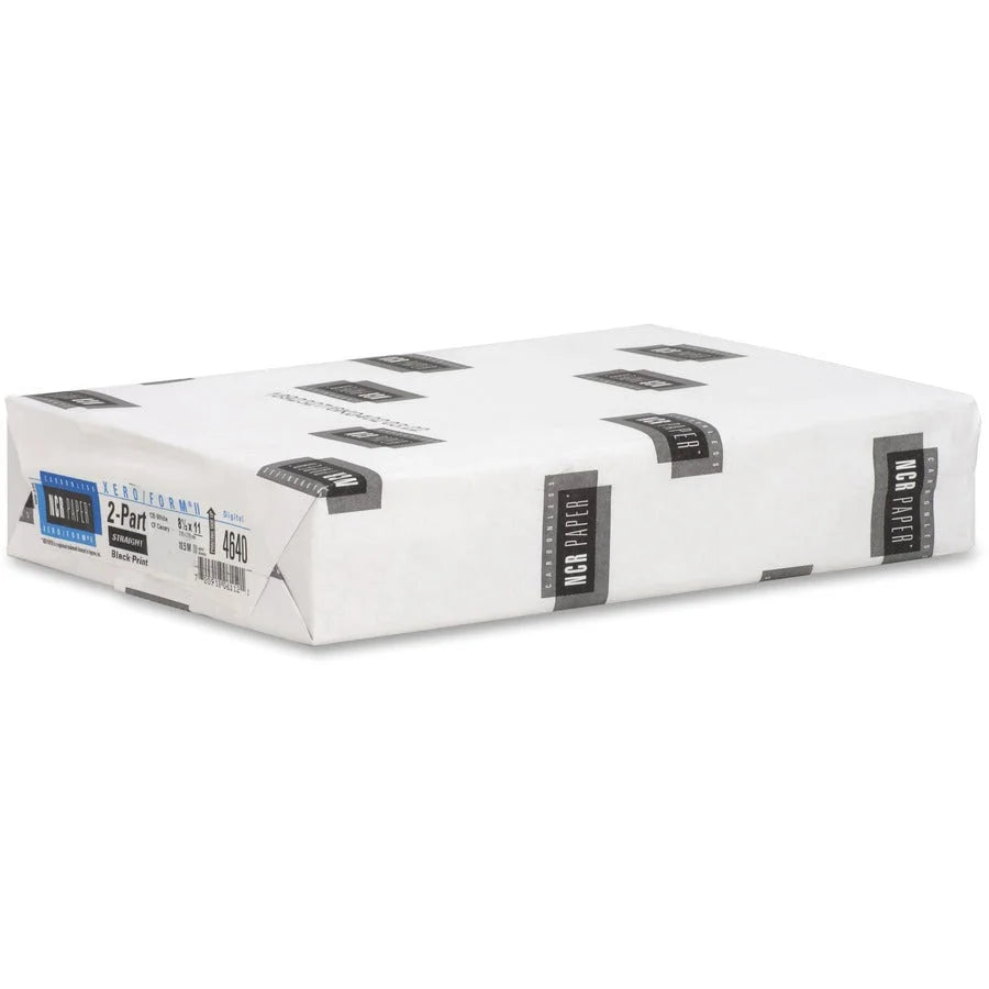 NCR Paper Xero/Form II Carbonless Paper: White/Yellow Letter Size Smooth Finish - 250 Sheets - Specialty