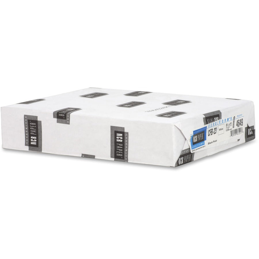 NCR Paper Xero/Form II Carbonless Uncollated - White - Letter - 8 1/2’’ x 11’’ - Smooth - 500 / Pack - Specialty