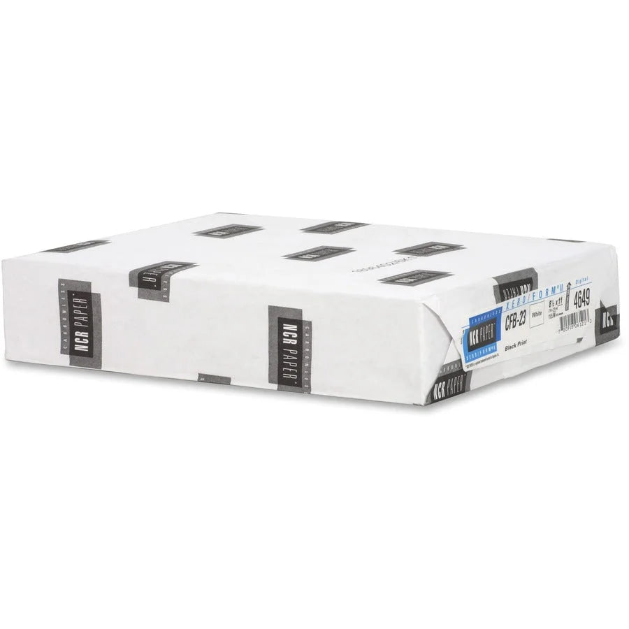 NCR Paper Xero/Form II Carbonless Uncollated - White - Letter - 8 1/2’’ x 11’’ - Smooth - 500 / Pack - Specialty