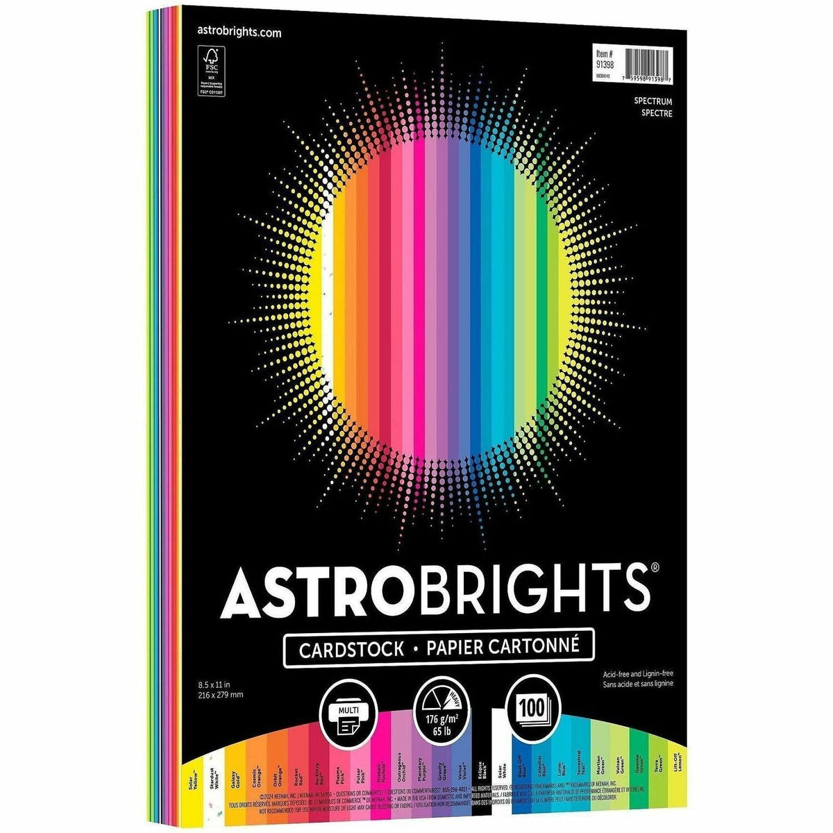 Neenah Spectrum Assortment Cardstock - 1500