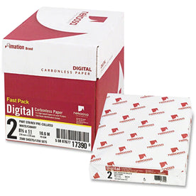 Nekoosa Fast Pack 2pt Digital Carbonless Paper - Letter Size - Smooth Finish - SFI Certified - 500 Sheets - 5 Cartons