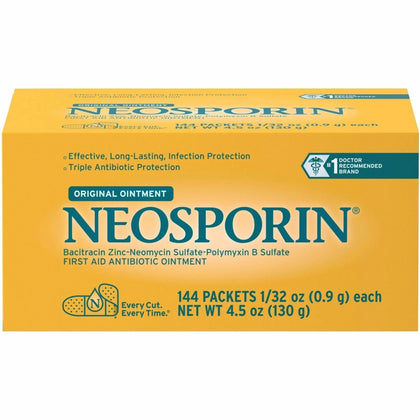 Neosporin Original Ointment: Skin First Aid - 144/Box - Wound Care